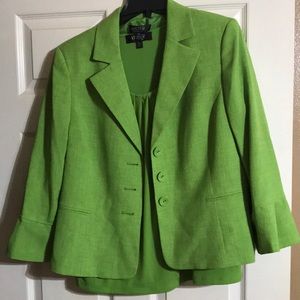 Kasper blazer and shell top.